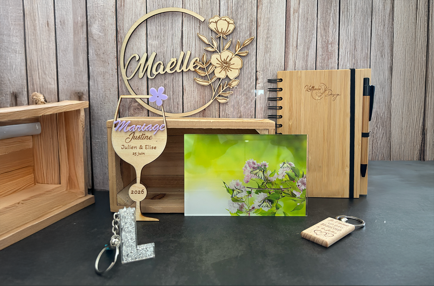 Gravure, découpe, impression UV à Moncoutant sur Sèvre