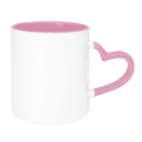 Mug anse coeur personnalisé photo texte cadeau saint valentin romantique Kallima