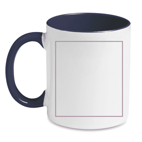 mug personnalisé anse couleur impression sublimation