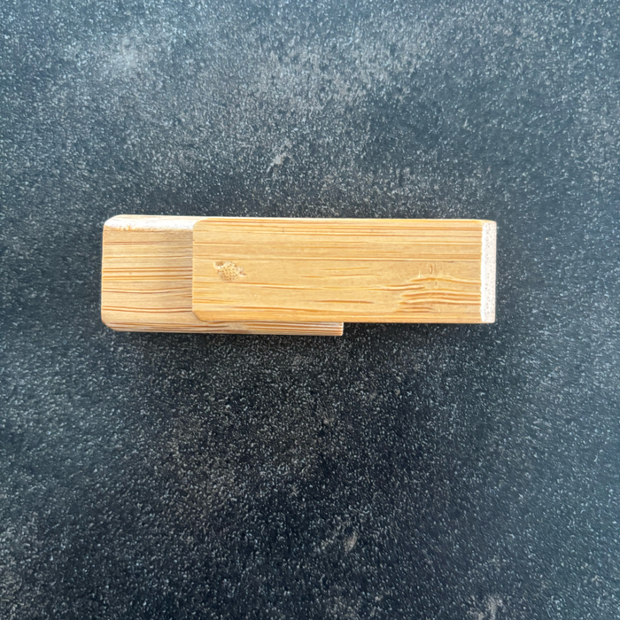 clé USB en bambou personnalisée impression UV