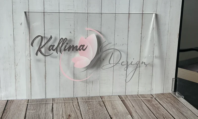 signalétique d’accueil imprimé sur acrylique à Moncoutant