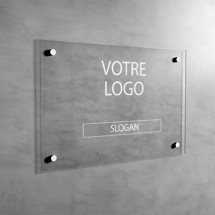 Plaque signalétique gravé avec votre logo Kallima
