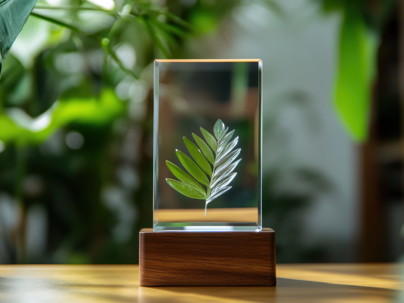 Trophée pour entreprise impression UV